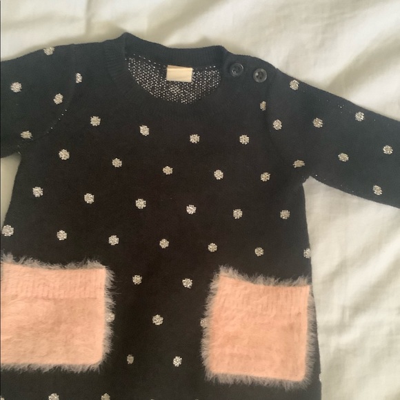 💥2x HP New 3 months Polk Dot warm baby sweater - Picture 9 of 9
